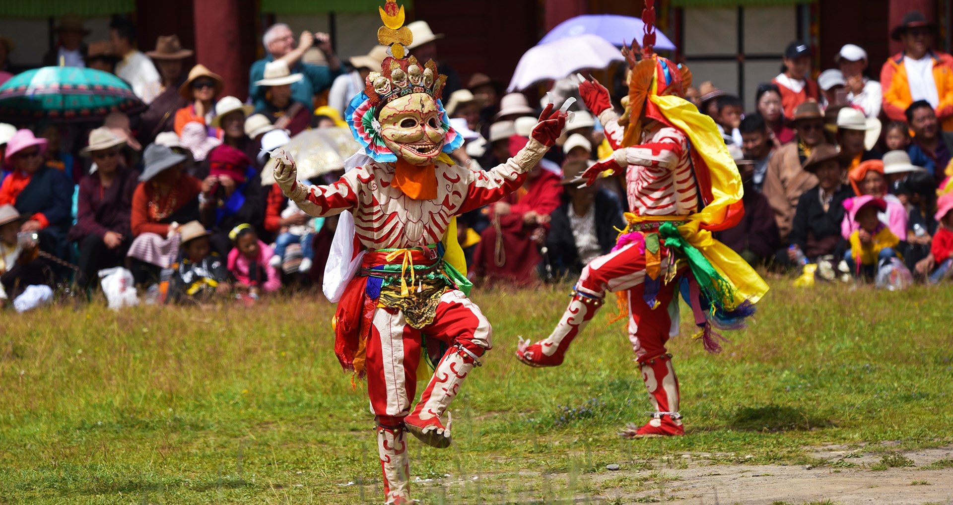 Festa della Danza di Maschera (Cham) nel Monastero di Huiyuan