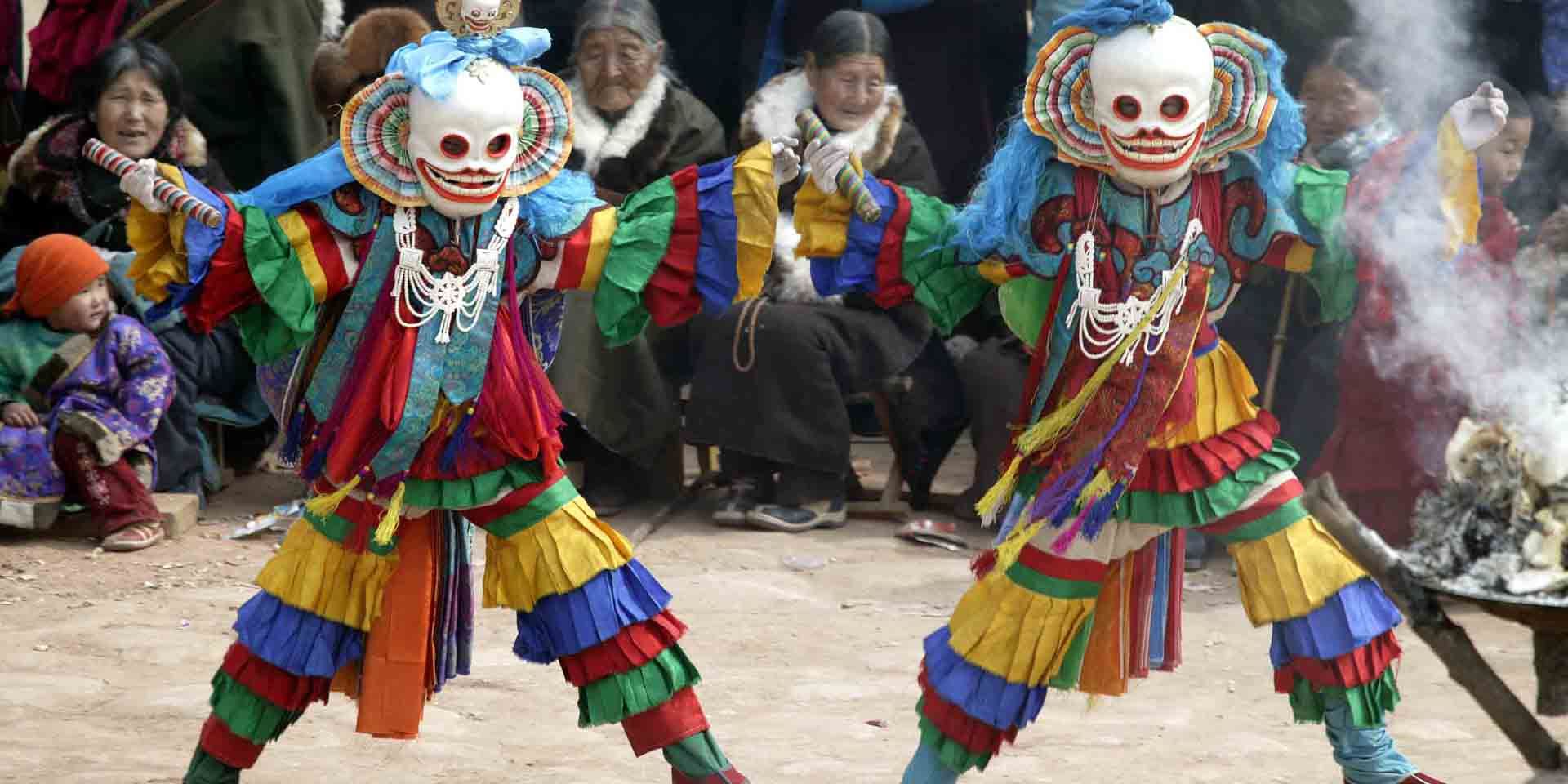 Festa di Monlam (Festa di Capodanno, Losar) in Repkong (Tongren)