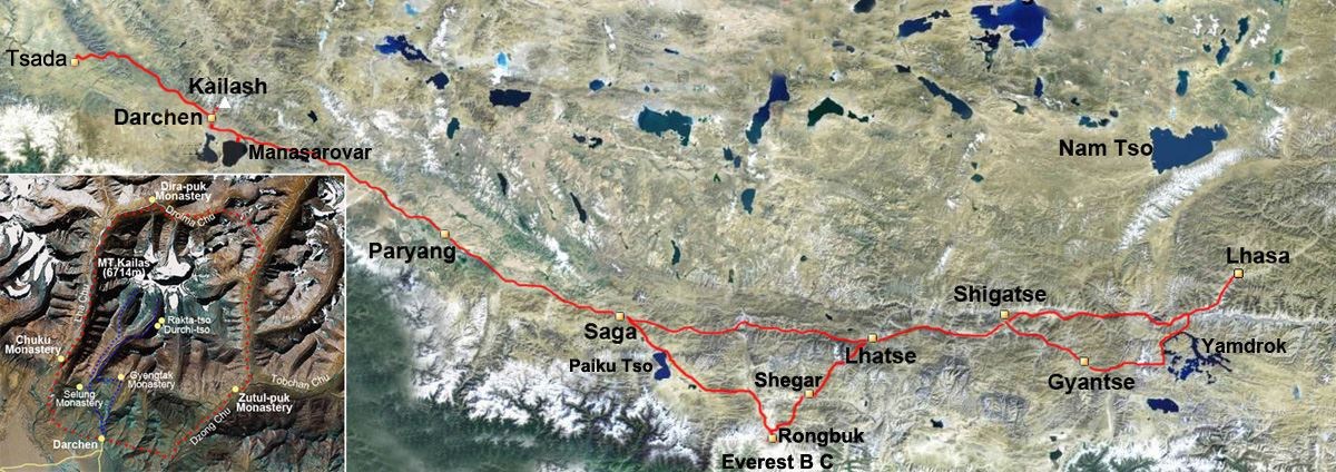 Tibet Trekking intorno al Kailash con Everest BC e Tsada