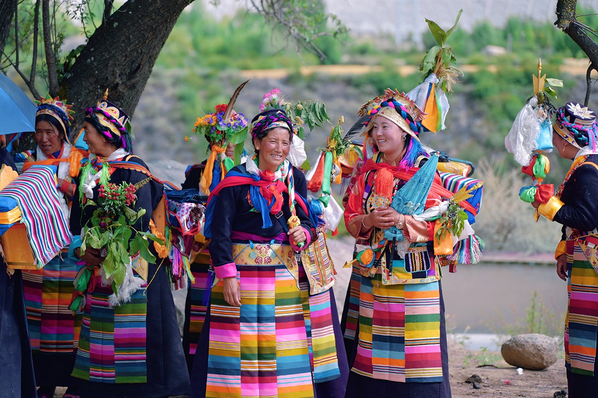 Ongkor Festival in Shannan, Tibet