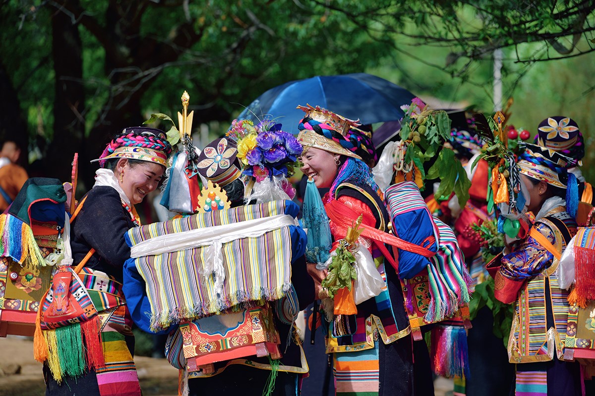 Ongkor Festival in Shannan, Tibet