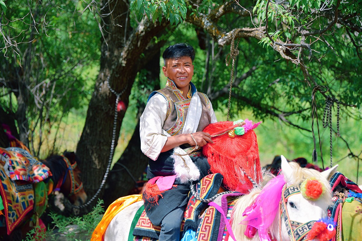 Ongkor Festival in Shannan, Tibet