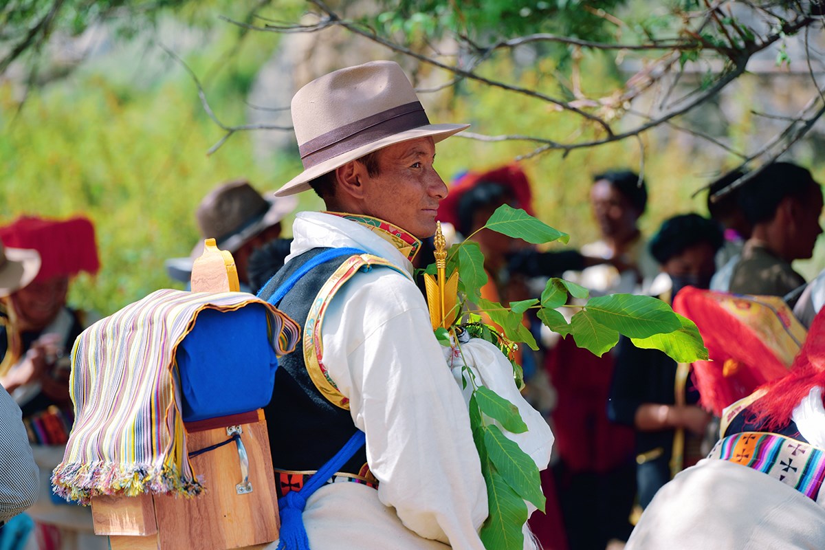 Ongkor Festival in Shannan, Tibet