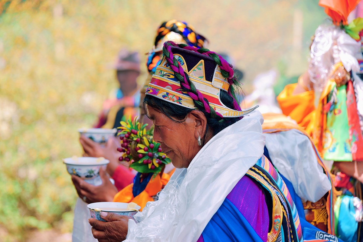 Ongkor Festival in Shannan, Tibet