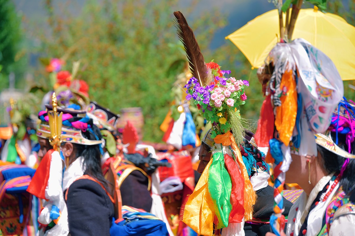 Ongkor Festival in Shannan, Tibet