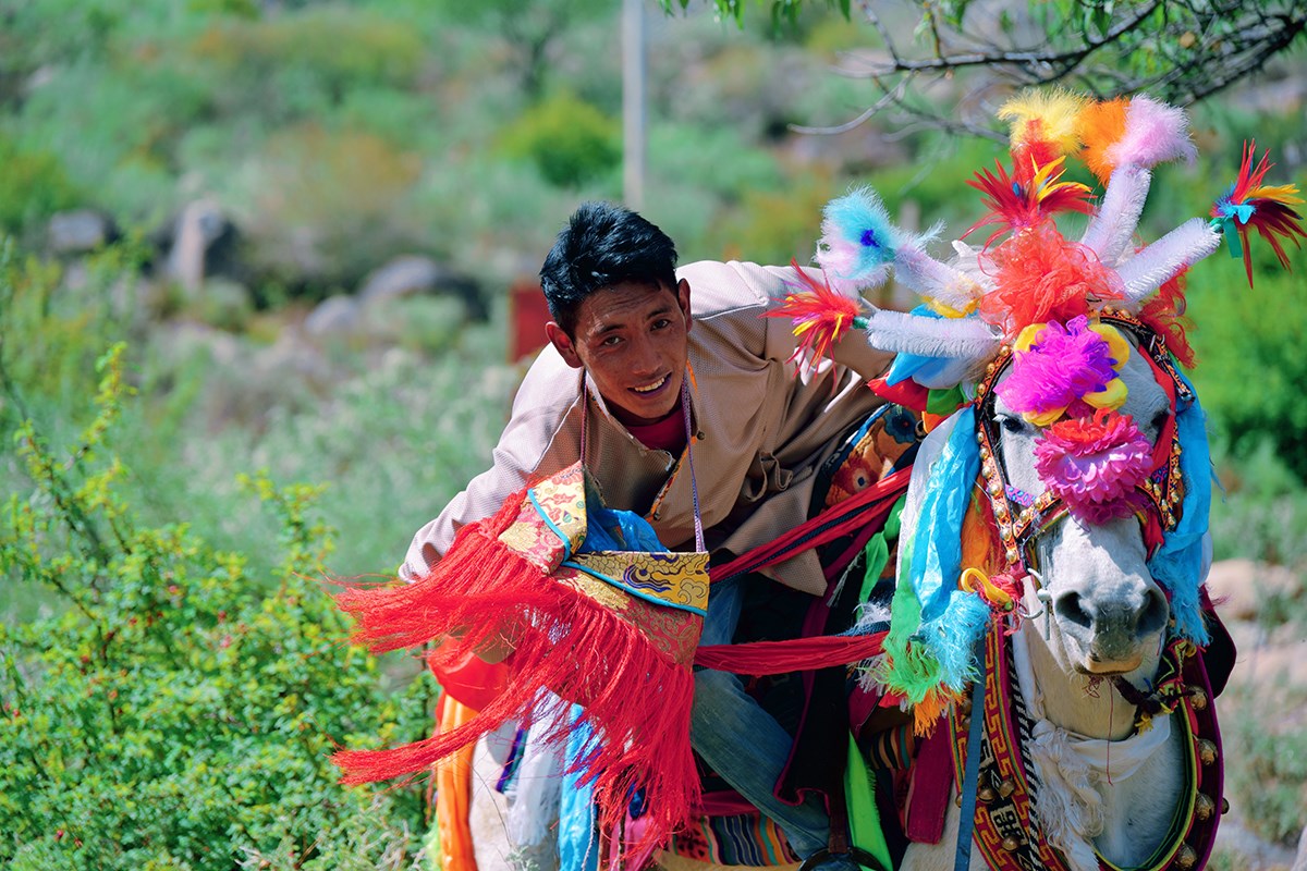 Ongkor Festival in Shannan, Tibet