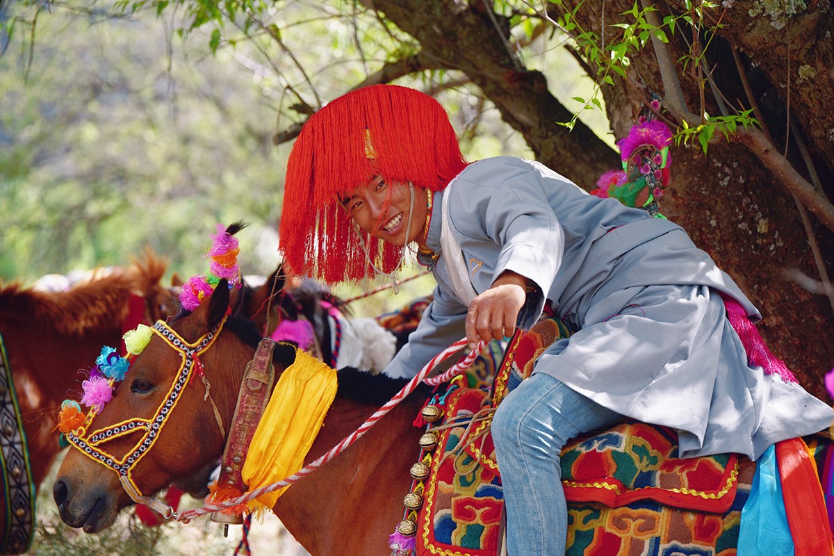 Ongkor Festival in Shannan, Tibet