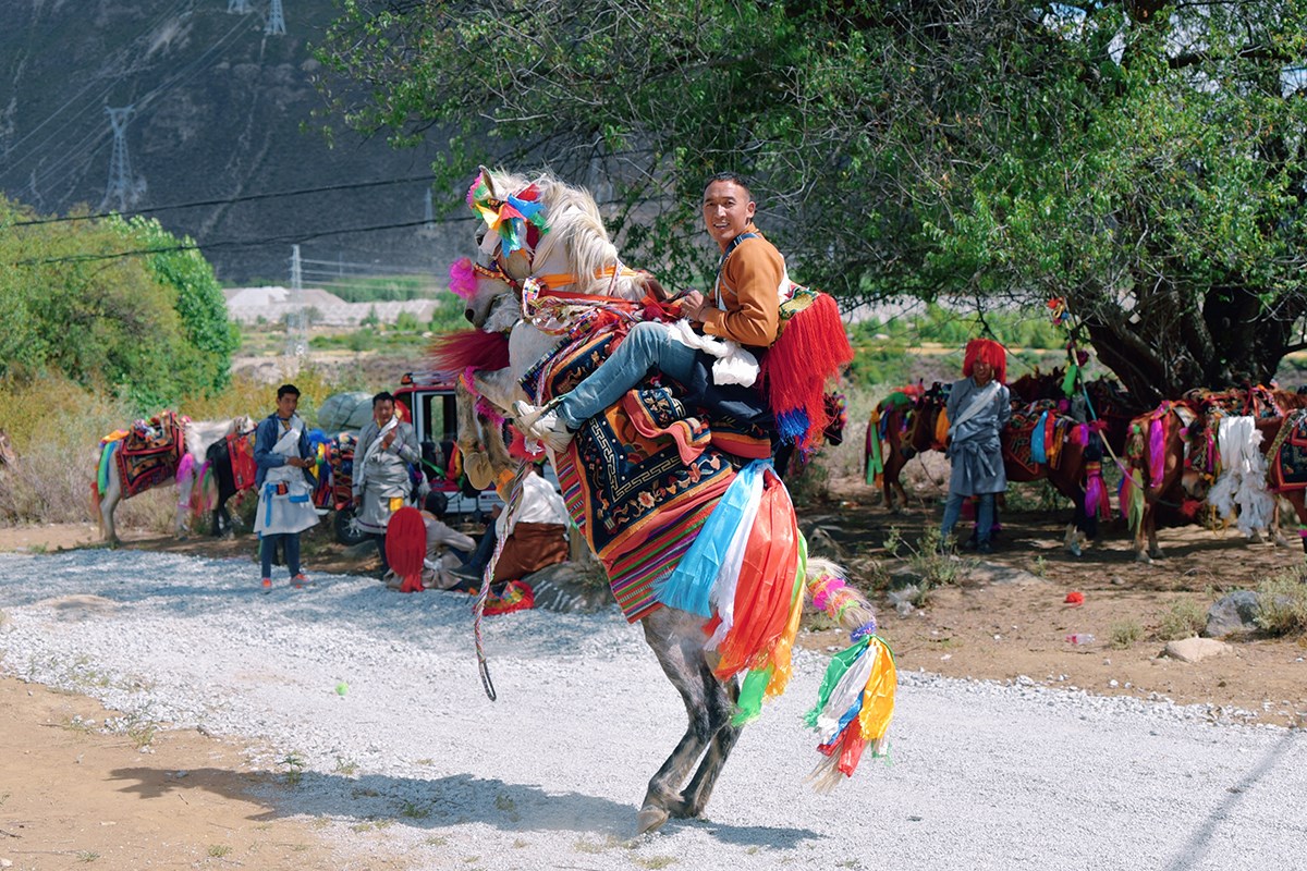 Ongkor Festival in Shannan, Tibet