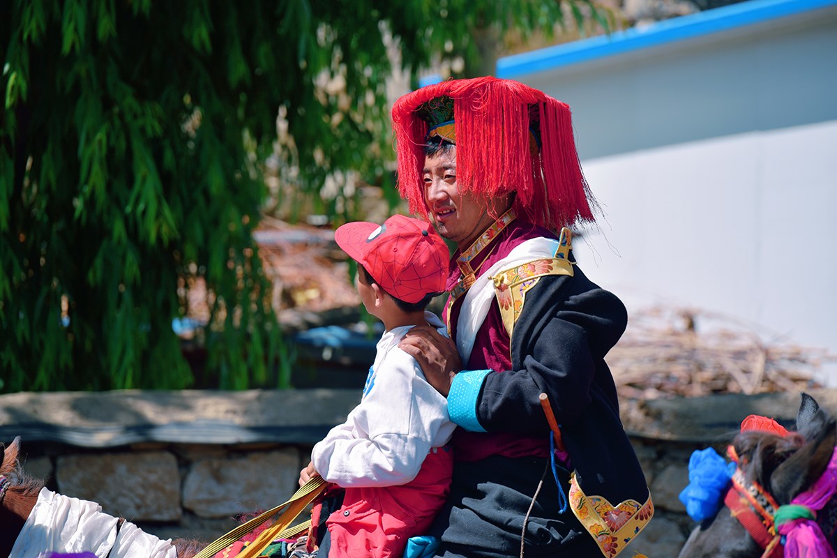 Ongkor Festival in Shannan, Tibet