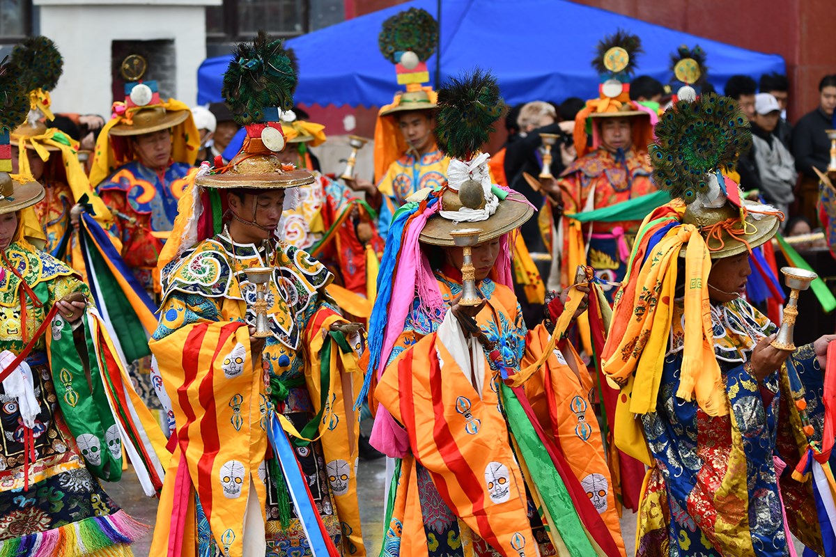 Mask Dance (Cham) Festival in Katok Monastery