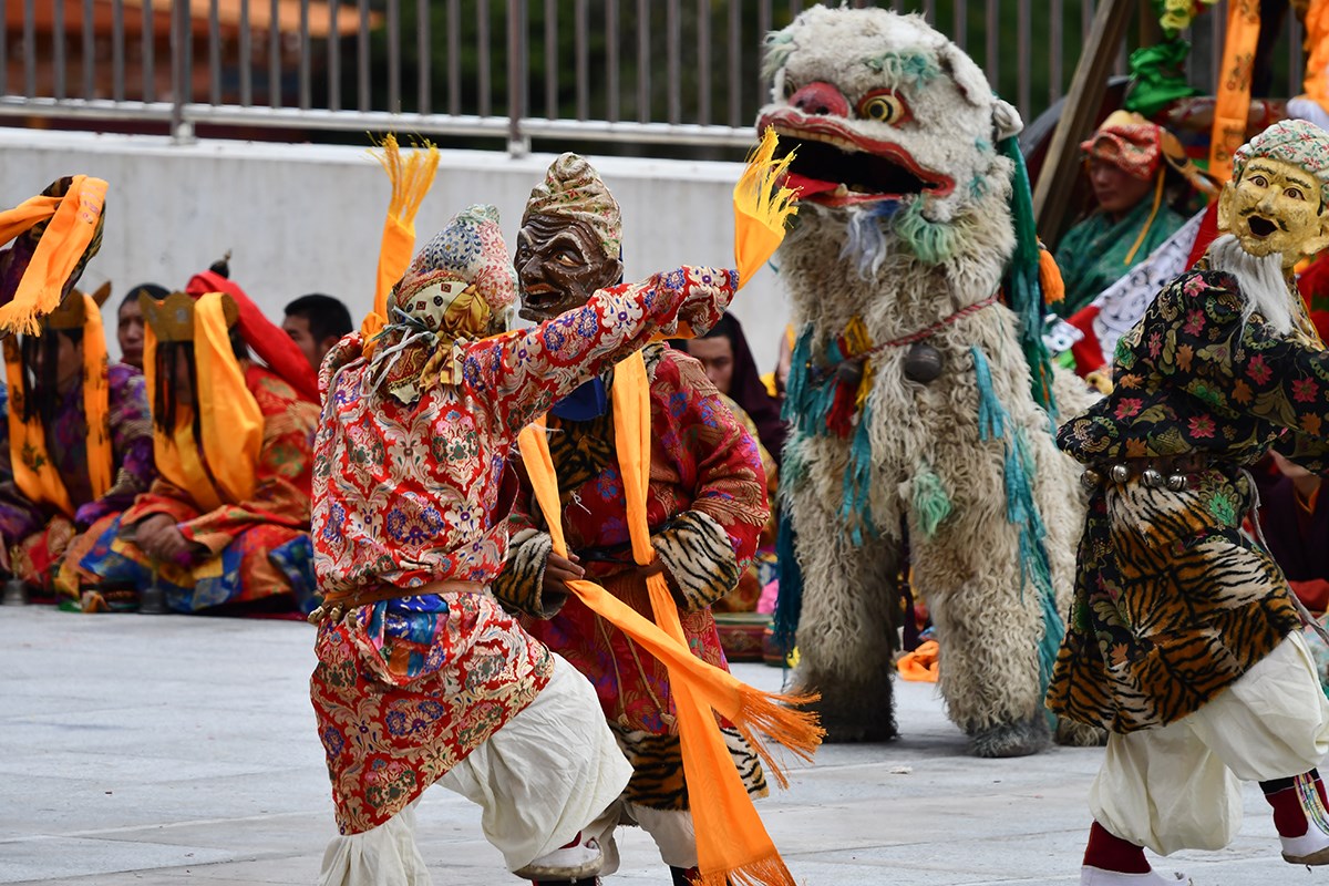Mask Dance (Cham) Festival in Katok Monastery