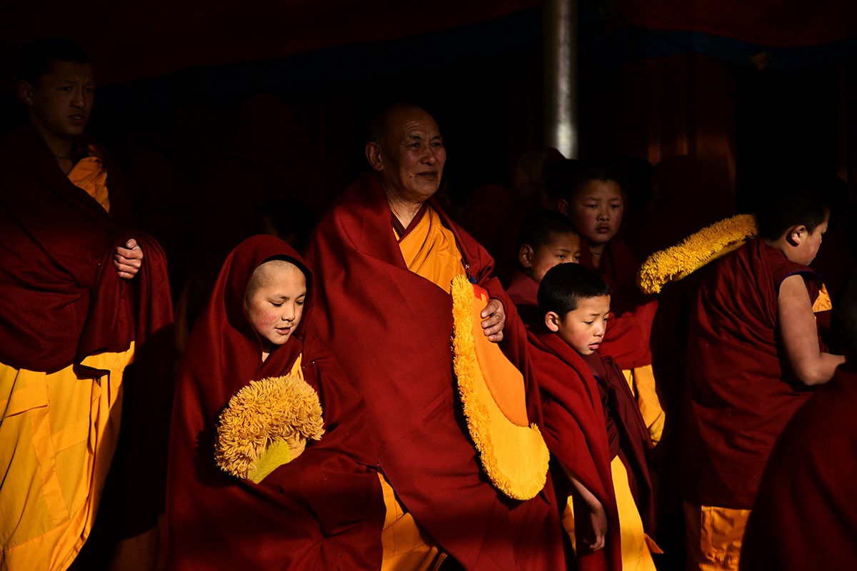 Monlam Festival (New Year Festival, Losar) in Aba