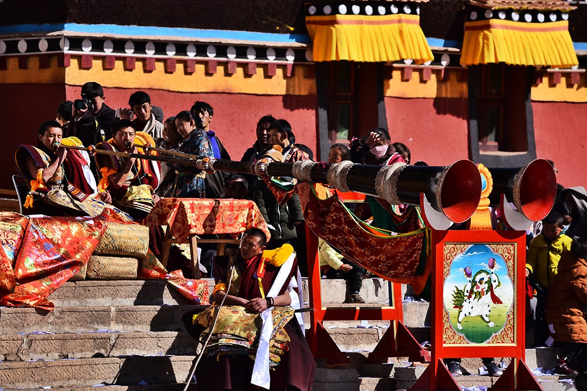 Monlam Festival (New Year Festival, Losar) in Aba