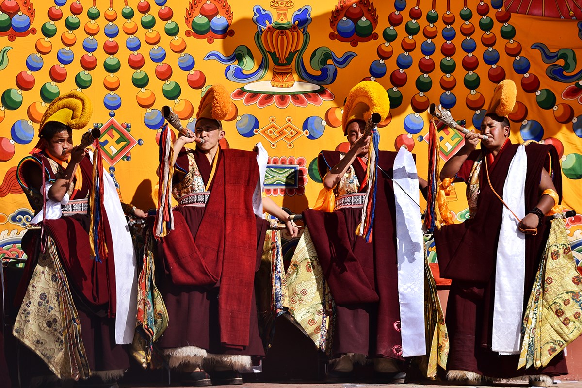 Monlam Festival (New Year Festival, Losar) in Aba