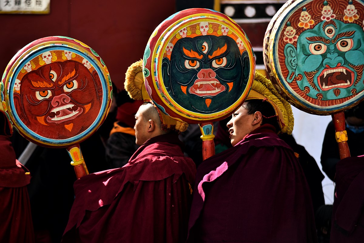 Monlam Festival (New Year Festival, Losar) in Aba