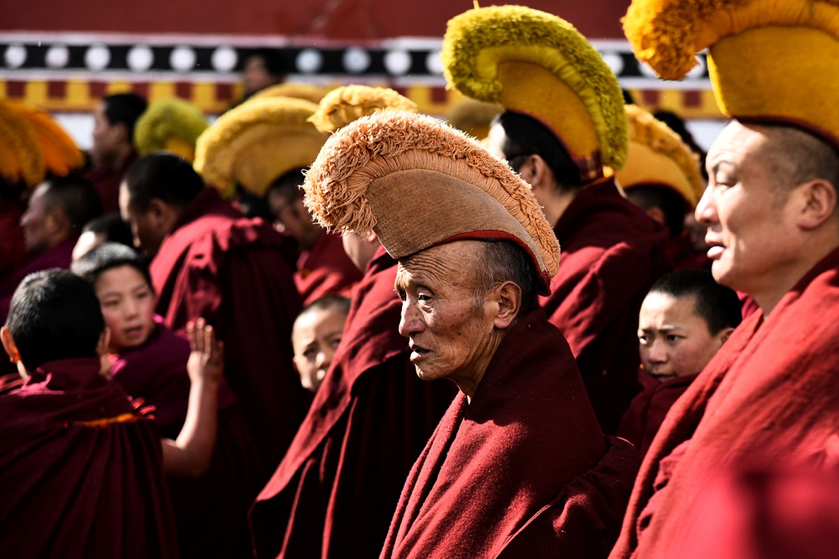 Monlam Festival (New Year Festival, Losar) in Aba