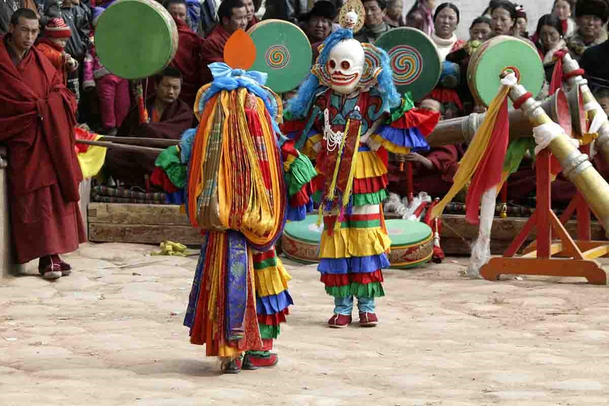 Monlam Festival (New Year Festival, Losar) in Tongren