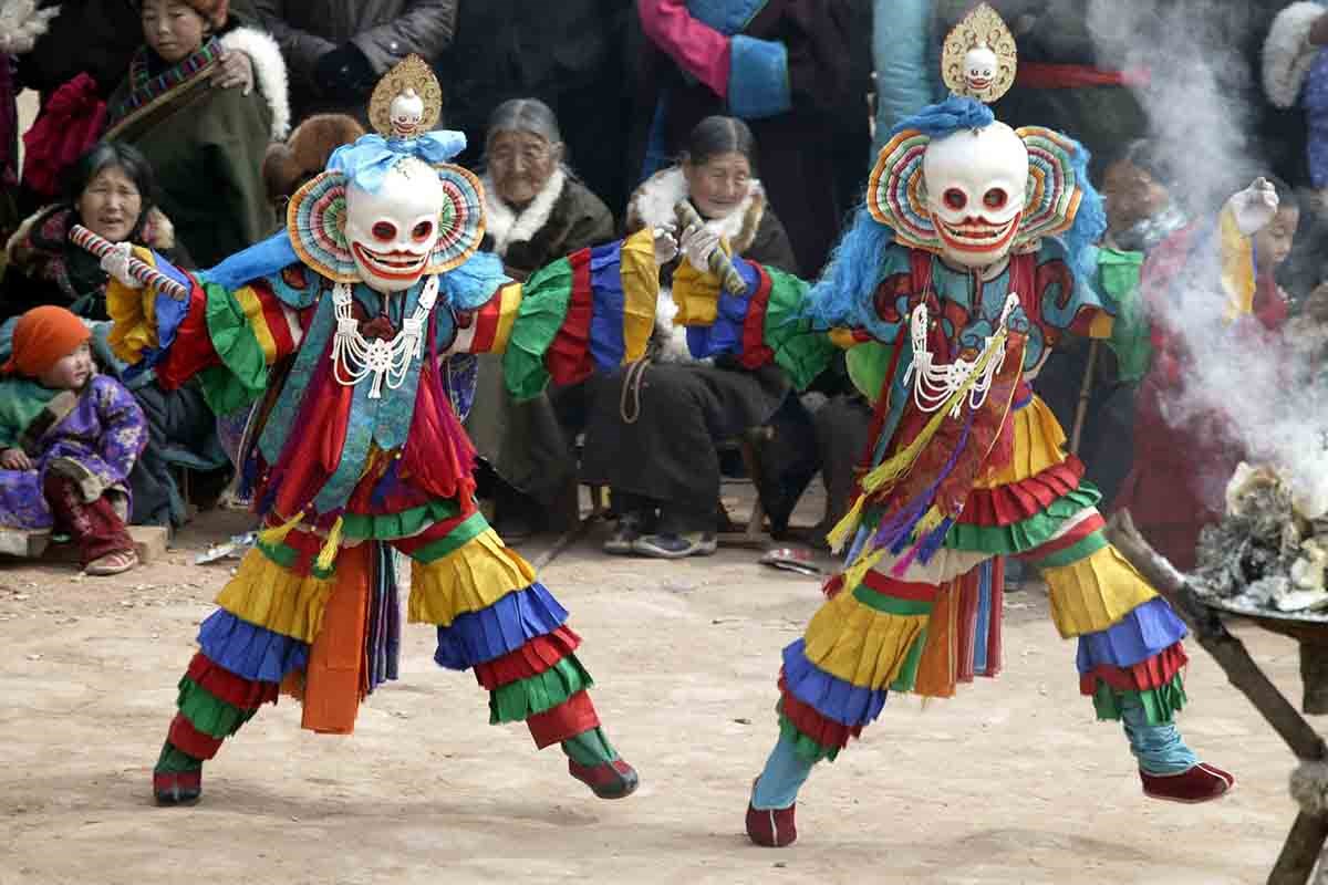 Monlam Festival (New Year Festival, Losar) in Tongren
