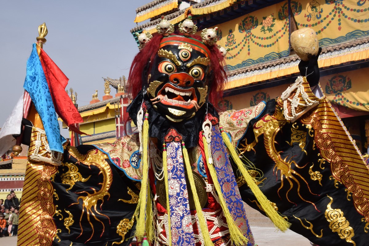 Monlam Festival (New Year Festival, Losar) in Tongren