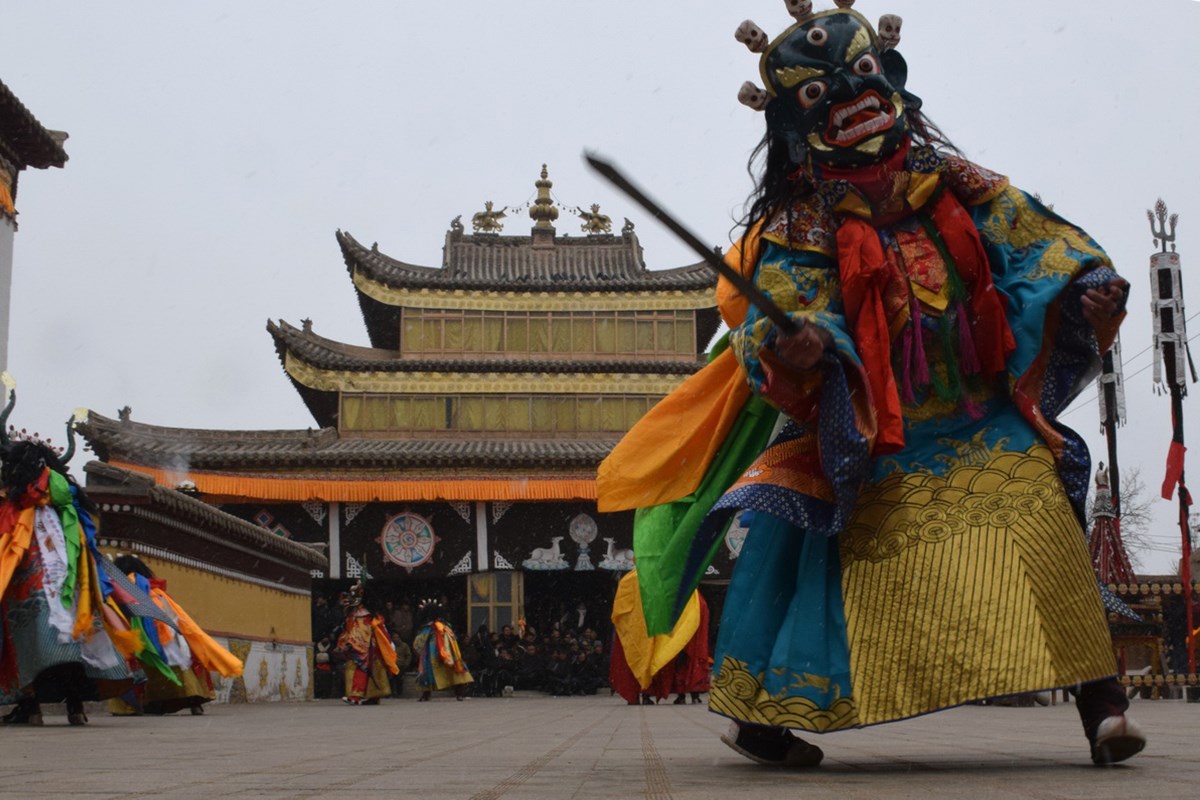 Monlam Festival (New Year Festival, Losar) in Tongren