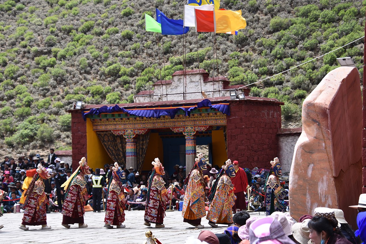Mask Dance (Cham) Festival in Tsurpu Monastery