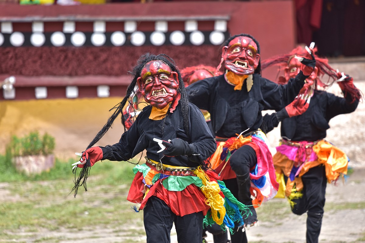 Mask Dance Festival at Huiyuan Temple | Foto da Liu Bin