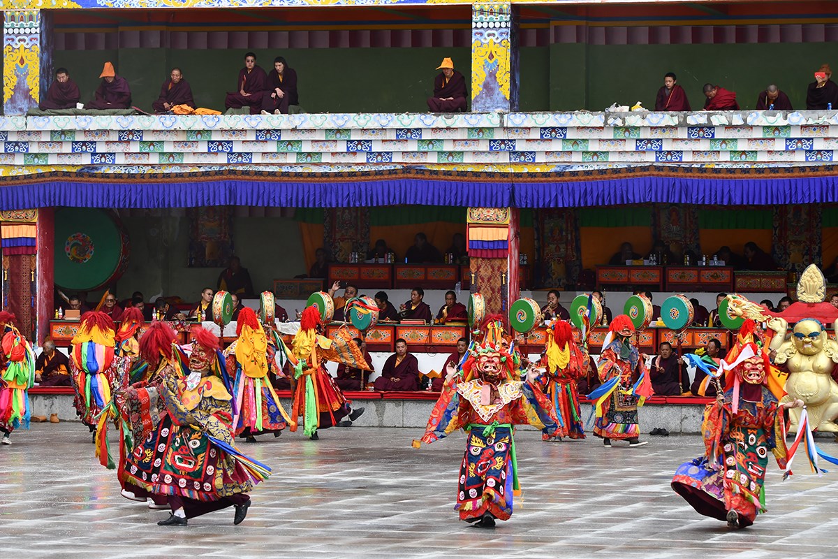 Mask Dance Festival at Katok Monastery | Foto da Liu Bin