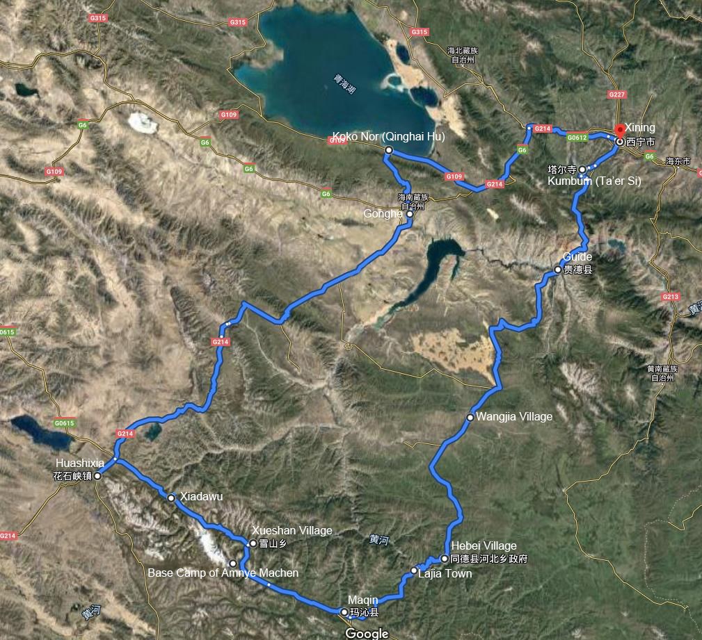 Viaggio in Bicicletta alla Montagna Sacra Amnye Machen