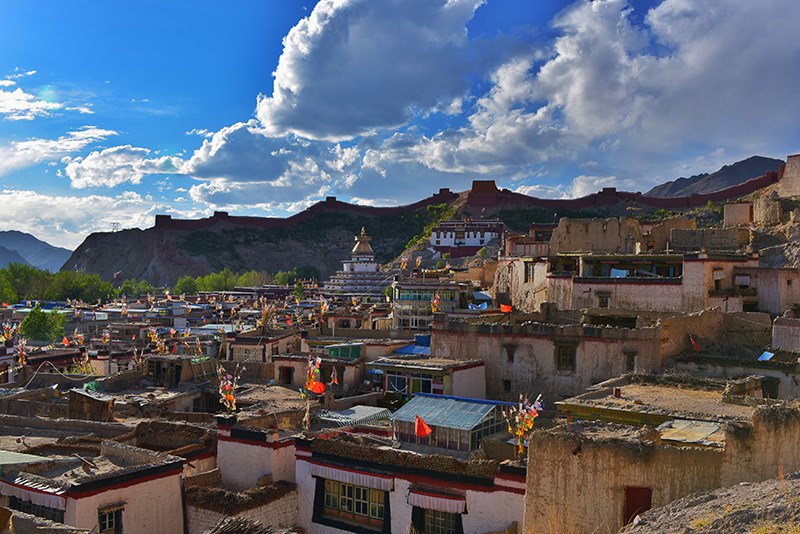 Pelkhor Monastery with Kumbum Stupa