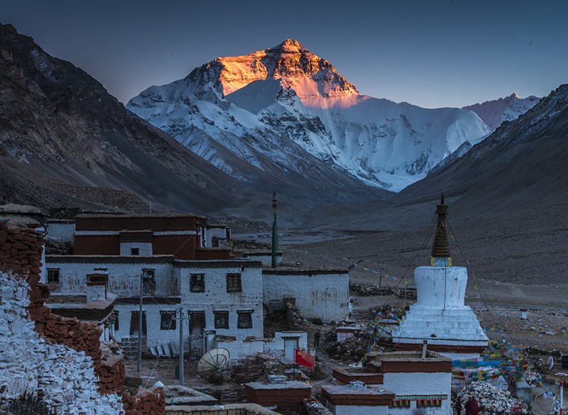 Sunset of Everest