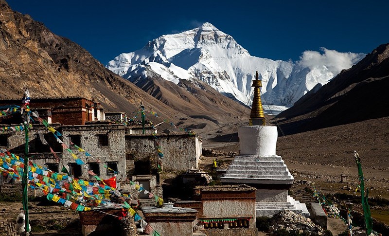 Everest and Rongbuk