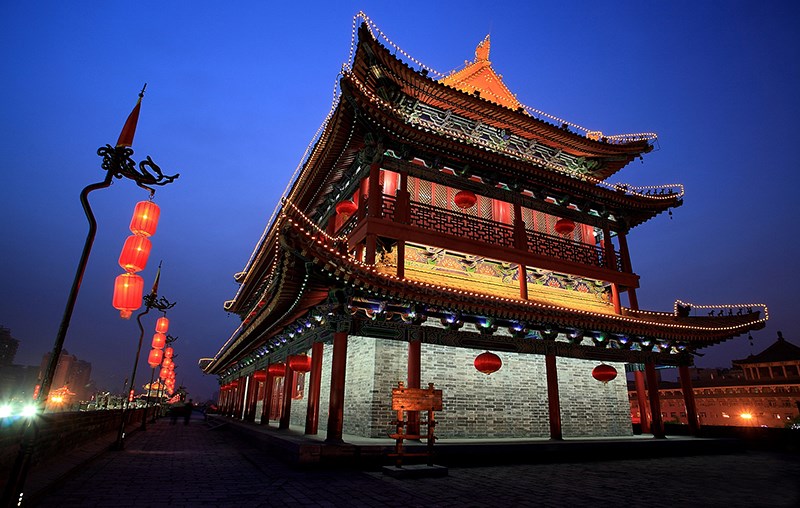 Old City Wall in Xian