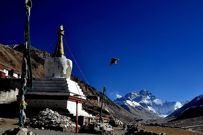 Everest and Rongbuk