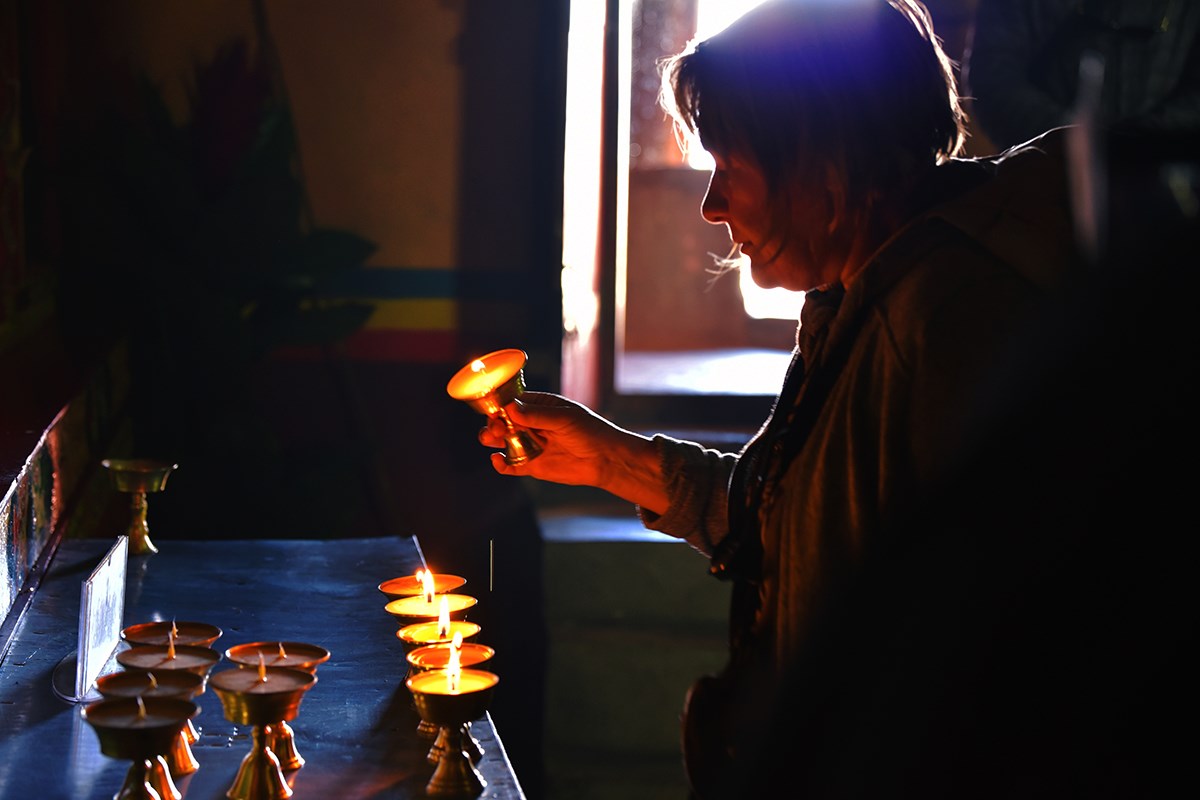 Tashi Monastery by Nam Tso | Foto da Liu Bin