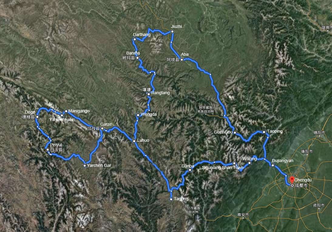 Viaggio in Moto a Noleggio ad Amdo e Kham nel Sichuan Occidentale