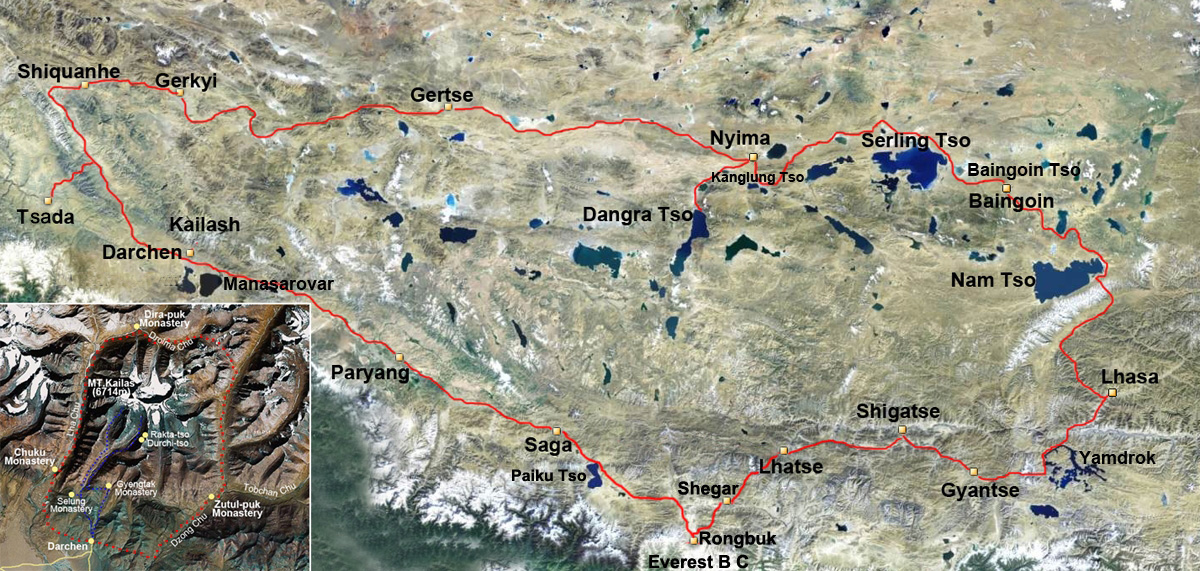 Abenteuerreise durch Nordtibet Qiangtang zum Kailash in Westtibet