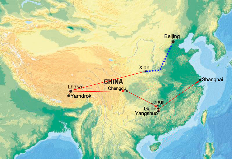 Punti Salienti del Tibet e Cina