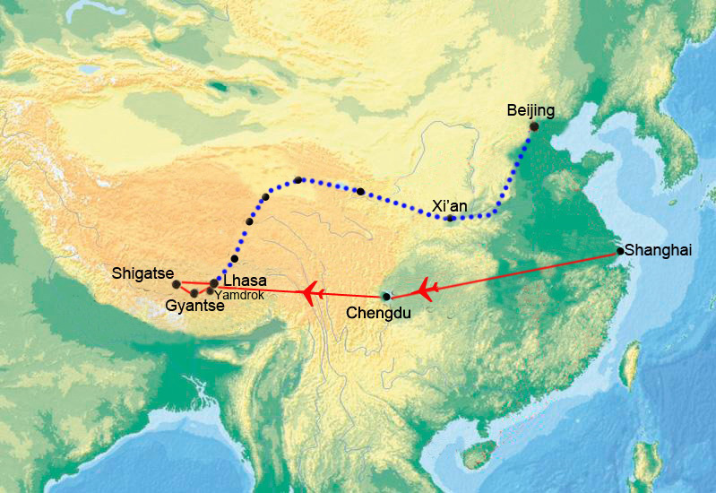 Punti Salienti della Cina con il Treno del Tibet da Lhasa a Pechino
