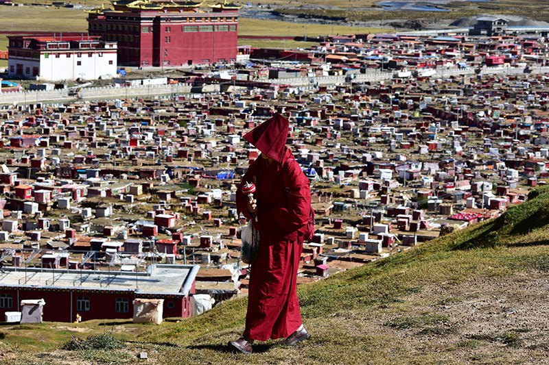 A Young Nun in Yarchen Gar