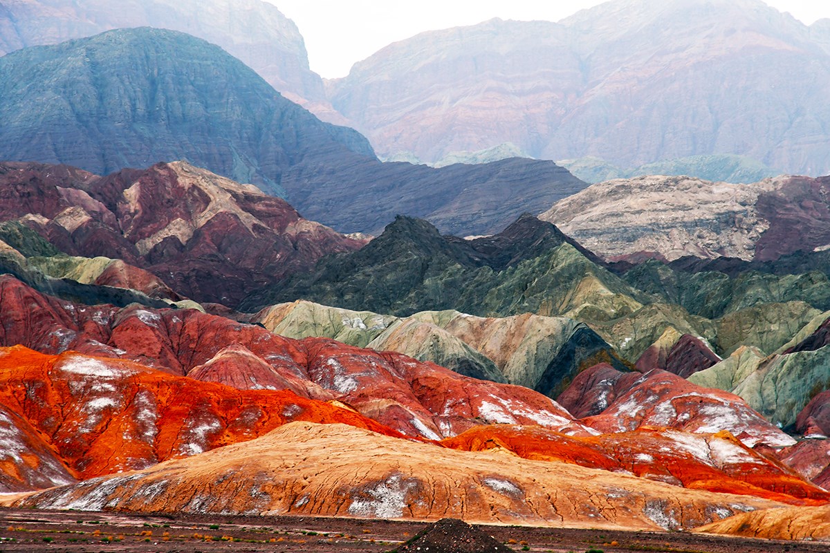 Danxia Landscape between Kucha and Aksu | Foto da Liu Bin