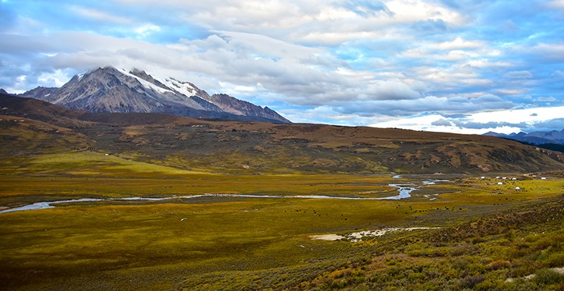 Trekking at Genyen Mountain